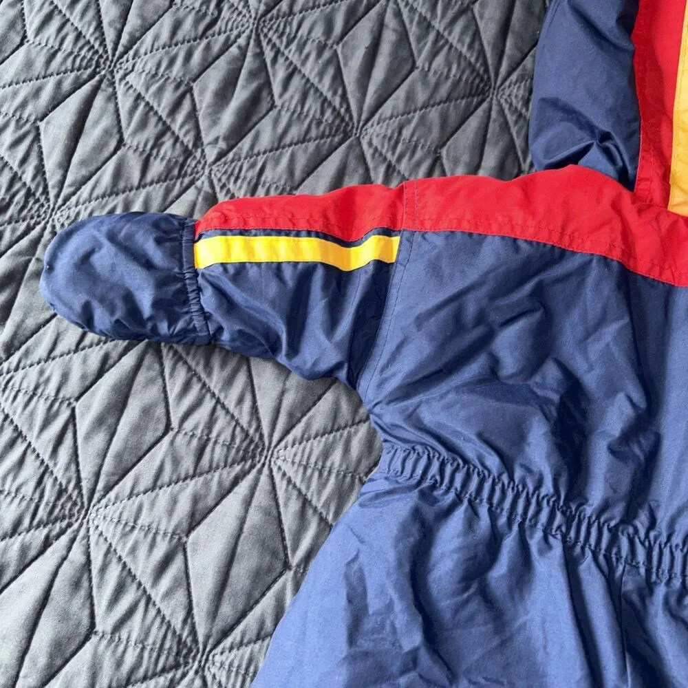 VTG 80/90s Oshkosh Baby B’gosh Snowsuit Colorblock 12m Bunting